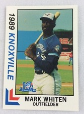1989 Knoxville Blue Jays-Southen League BEST Baseball Card-Mark Whiten