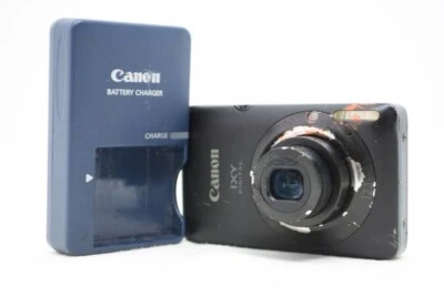 Canon IXY 220F PowerShot ELPH 110 HS IXUS 125 HS 16.1MP 5x Black From Japan Used - Image 1 of 4