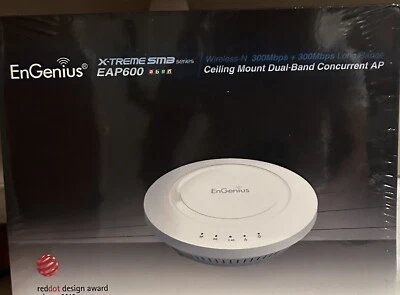 Engenius EAP600 Extreme SMB Series Ceiling Mount Dual Band Concurrent AP - Image 1 of 3