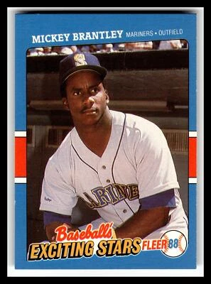 1988 Fleer Baseball's Exciting Stars #5 Mickey Brantley - Image 1 of 2