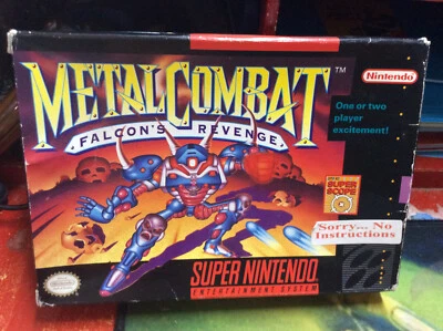 Metal Combat Falcon's Revenge SNES EN CAJA ORIGINAL SIN MANUAL Foto 1 de 4