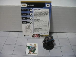 =Star Wars Miniaturas MAESTROS DE LA FUERZA Lord Hoth 5/40 con tarjeta= - Imagen 1 de 1