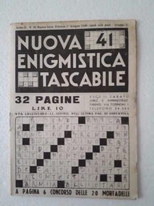 Nuova Enigmistica Tascabile n.41 Giugno 1946 - Picture 1 of 1