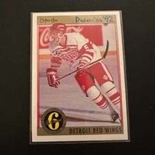 1992-93 O-Pee-Chee Premier The Original 6 Nicklas Lidstrom #163 Detroit Red