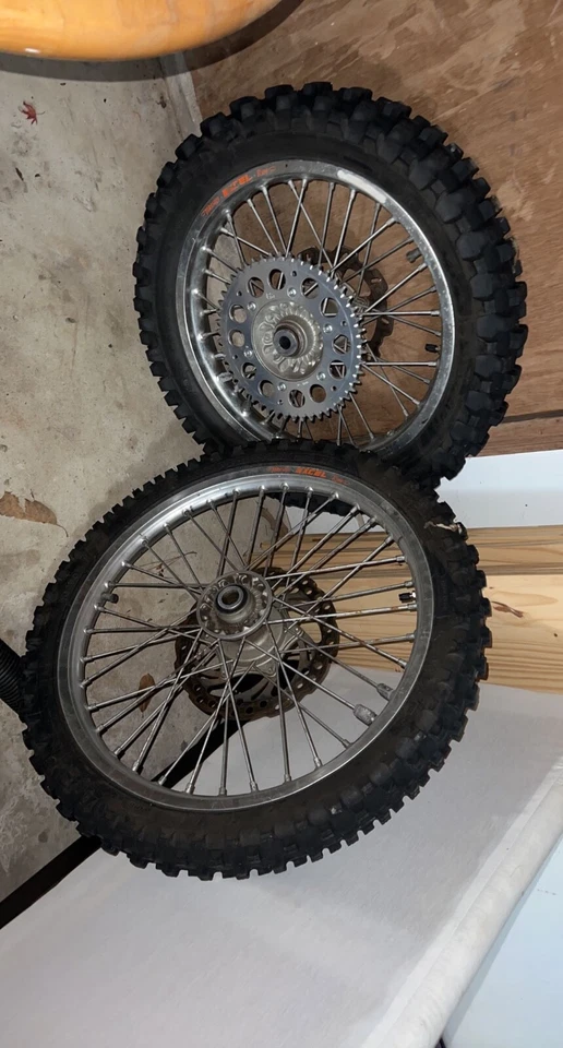 2005 KTM 450 EXC Excel stocks rims/wheels - Image 1 of 1