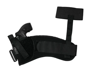 Off-Duty and Concealment Kodra Nylon Ankle Holster Black Size 0 Right Hand - Picture 1 of 5