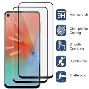 2/4Pcs Screen Protector Tempered Glass For Samsung Galaxy A70 A50 A40 A13 Clear - Photo 1 sur 29