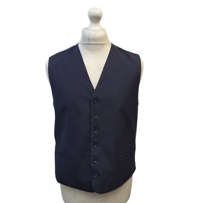 Old Ireland Blue Formal 2 Pocket Waistcoat Men's L 42'' - Image 1 of 4