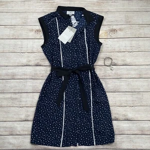 NWT Jason Wu for Target XS Sleeveless Navy Polka Dot Dress with FREE BRACELET - Picture 1 of 3