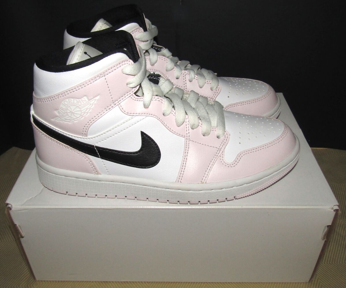 Jordan 1 Mid Barely Rose W | eBay