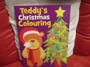 TEDDY'S CHRISTMAS COLOURING BOOK - Picture 1 of 5