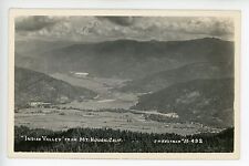 Indian Valley from Mt Hough CA RPPC Vintage Eastman Photo ca. 1930s