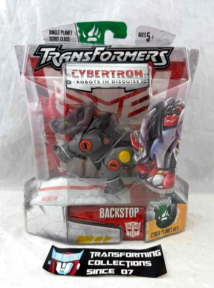 Transformers 2006 Cybertron RID Scout Class Backstop MOSC - Image 1 of 2