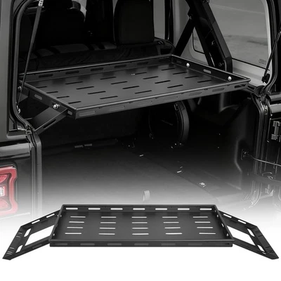VEVOR Rear Trunk Cargo Rack Basket Storage Carrier for 07-24 Jeep Wrangler JK Foto 1 de 4