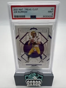 2021 National Treasures Collegiate Joe Burrow #5 PSA 9 - Foto 1 di 2