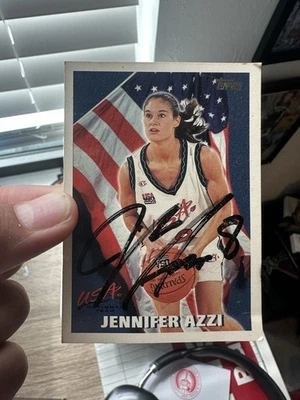 Jennifer Azzi Signed Card - Image 1 of 2