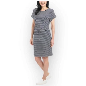 Hilary Radley Damen Kurzarm Tunnelzug Taille Minikleid, Indigo 495S - Bild 1 von 8