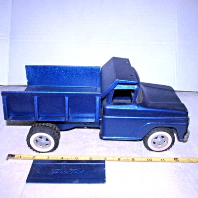 Camión de volteo Tonka 1962-64 vintage de acero prensado piezas de pintura personalizadas o reparación EE. UU. Foto 1 de 4