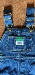 Liberty Kleinkind Latzhose Denim Hose Größe 12 Monate babyblau Jeans 12M - Bild 1 von 7