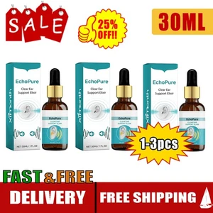 Ear Infection Drops 30ml – Fast Acting Treatment For EarCanal Inflammation U K, - Picture 1 of 19