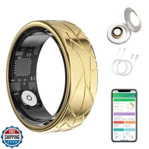 Smart Ring Health Tracker for Women Men, Heart Rate/Blood Oxygen/Sleep Tracke - Picture 1 of 5