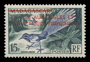 FSAT Sc# 1, 1955 MADAGASCAR #289, OVERPRINTED IN RED - MINT F-VF NH - Picture 1 of 2