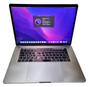 Apple MacBook Pro i7 2.2GHz 15" 2018 16GB RAM 256GB Touch Bar Touch ID - Grey - Picture 1 of 9