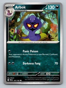 2024 Pokemon Card SV05: Temporal Forces Arbok 101/162 - Picture 1 of 2