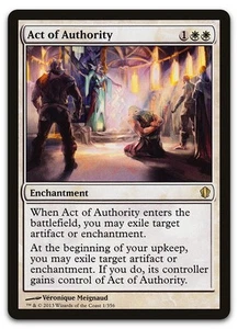 Act of Authority #1 (NM) Commander 2013 C13 Magic MTG - Picture 1 of 2
