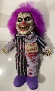 Animated 2020 Spirit Halloween HUGZ THE CLOWN 15" - Funktioniert! Siehe Video. - Bild 1 von 5