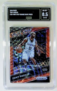 2016 Panini Prizm #2 Tony Parker /25 First Step Orange Wave Prizm GMA 8.5 - Picture 1 of 2