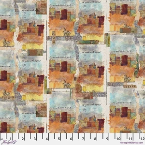 Landmark, Desert - Seth Apter, On Your Mark, 100% Quilt Cotton By The Yard - Picture 1 of 3
