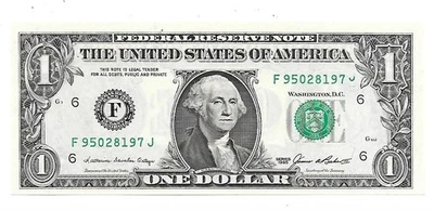 Error $1 1985 Atlanta Partially Turned Suffix Letter F95028197L/K Ch Unc. - Image 1 of 2