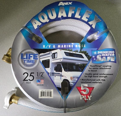 Manguera para autocaravana/marina Teknor Apex 7503-25 AquaFlex - 1/2" x 25' Foto 1 de 2