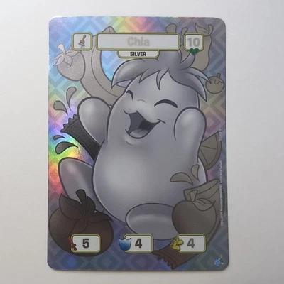 Neopets Battledome TCG 25th Anniversary Silver Chia Foil Foto 1 de 4