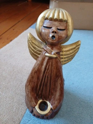 Weihnachtsengel Keramik, Bozen, echt Bozener Engel , ca 26cm hoch, Weihnachten  - Bild 1 von 4