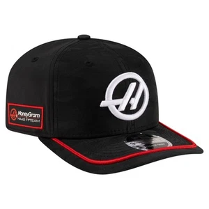 Youth New Era Black Haas F1 Team Camo 9SEVENTY Adjustable Hat - Picture 1 of 5
