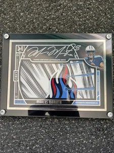 2015 Topps Museum Marcus Mariota Jumbo Oversized Framed RPA Logo Patch Glove 1/1 - Picture 1 of 3