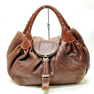 Bolso de Mano Fendi Cuero Marrón 2326315 - Imagen 1 de 11