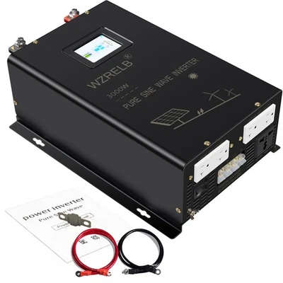WZ 3000W 48V DC Split Phase Pure Sine Wave Inverter 120/240AC Solar Power System - Image 1 of 4