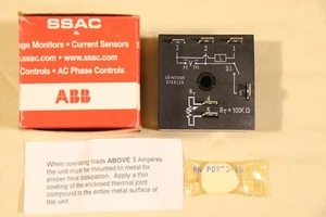 ABB SSAC LittelFuse THS422B Single Shot Timer 120VAC 10A 0.5-60sec Time Delay - Picture 1 of 6