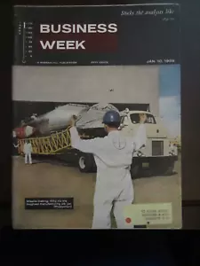 Business Week Magazine January 1959 Missile Making Toughest Manufacturing Job 65 - Picture 1 of 1