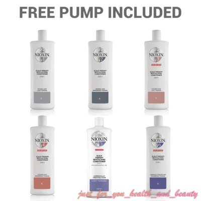 Nioxin Hair System Conditioner Revitaliser 1 2 3 4 5 6 1000ml