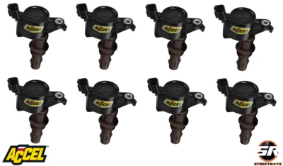 Paquete de 8 Super Bobina Accel 140033EK-8 para 08-14 Ford Modular 3V 4.6L 5.4L 6.8L V10 Foto 1 de 2