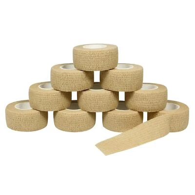10 Rollen Fingerpflaster Selbsthaftend Bandage Elastische Verband 25cm x 45m ... - Bild 1 von 4