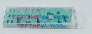 Teethewords Mint Green #HANGRY Teething Baby Toy Teether - Picture 1 of 5