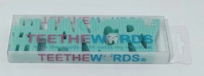 Teethewords Mint Green #HANGRY Teething Baby Toy Teether - Image 1 of 4