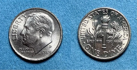 Pair of Roosevelt Dime ERROR Coins!--OBV/REV Die Chips & Die Cracks!!  (RDE-002) Cover