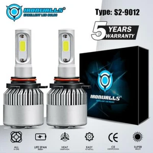 9012 LED Headlight Bulbs Kit Hi/Lo Beam For Toyota RAV4 2016-2018 6000K White US - Picture 1 of 12