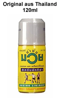 Namman Muay Thai Boxing Liniment Öl 120 ml Wärmendes Massage-Öl - Sportmassage - Bild 1 von 3